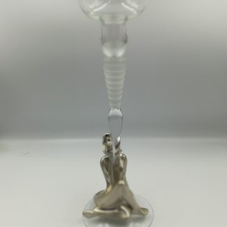 Candelabro de cristal.