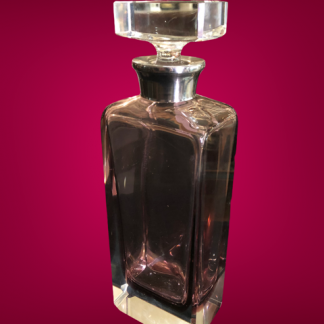 Botella de cristal.