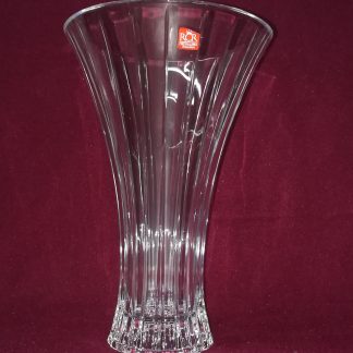 Florero de cristal.