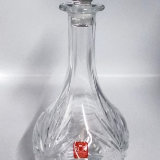 botella de cristal.