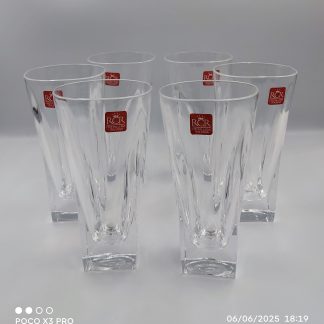 Vasos de cristal.