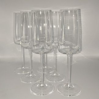 Copas de cristal.