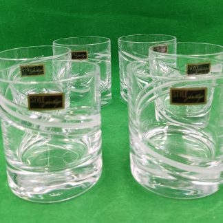 Vasos de cristal.