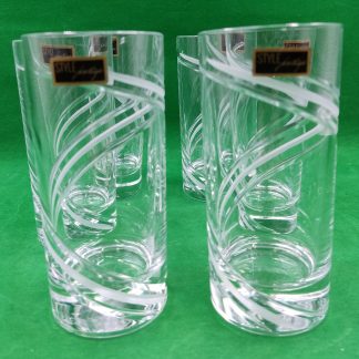 Vasos de cristal.