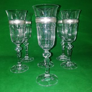 Copas de cristal.