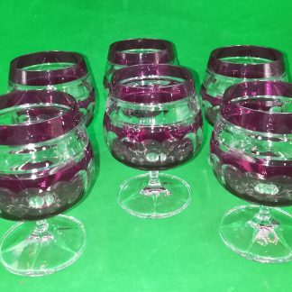 Copas de cristal.