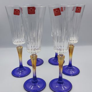Copas de cristal.