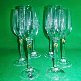 Copas de cristal.