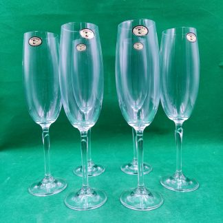 Copas de cristal.