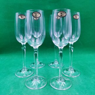 Copas de cristal.