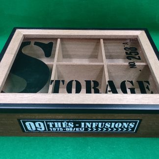 Caja porta té.