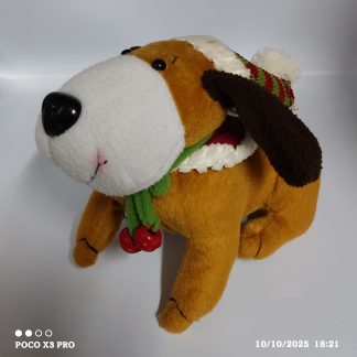 Perro navideño.