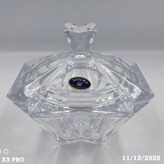 Bombonera de cristal.