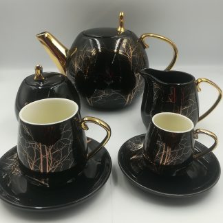 Juego de té y café.