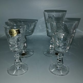 Copas de cristal.